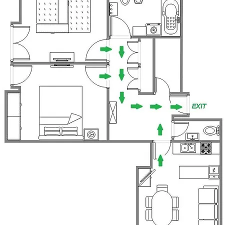 Sea View Apart, Free Parking, 10 Min To Center, 2 Bedroom